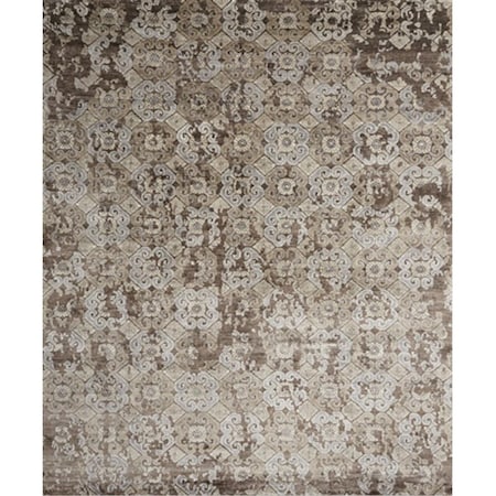 Loloi 5 ft. 6 in. x 8 ft. 6 in. Mirage Rectangular Shape Hand Knotted Area Rug- Walnut MIGEMK-03WA005686